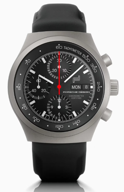 Review Porsche Design Chronograph 1 – All Titanium Numbered Edition with leather strap WAP07105626LBS watch Price